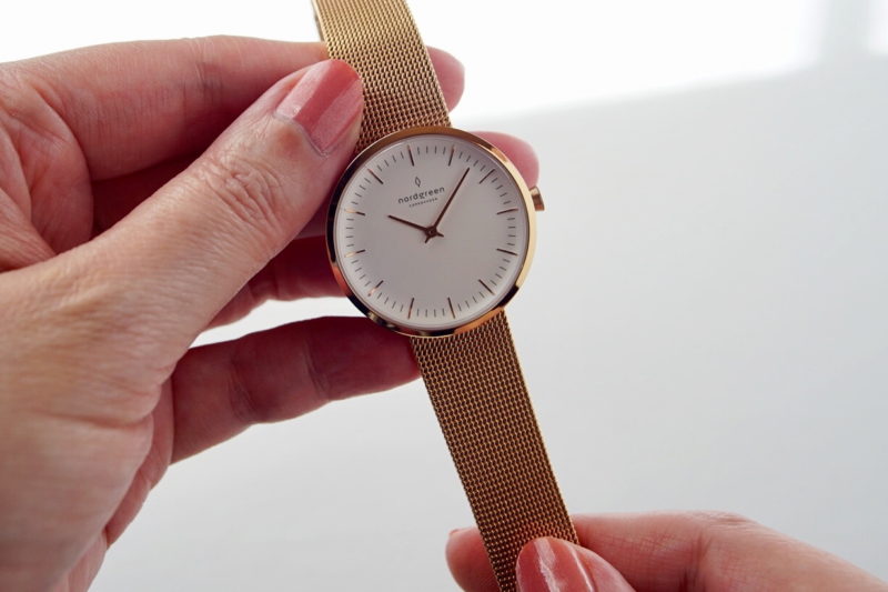 nordgreen　インフィニティ　ローズゴールド　レディース　デザインチェックイメージ